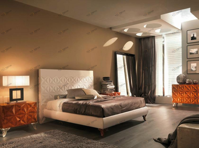 Bizzotto Двуспальная кровать в коже Diamond sun-id-1345400