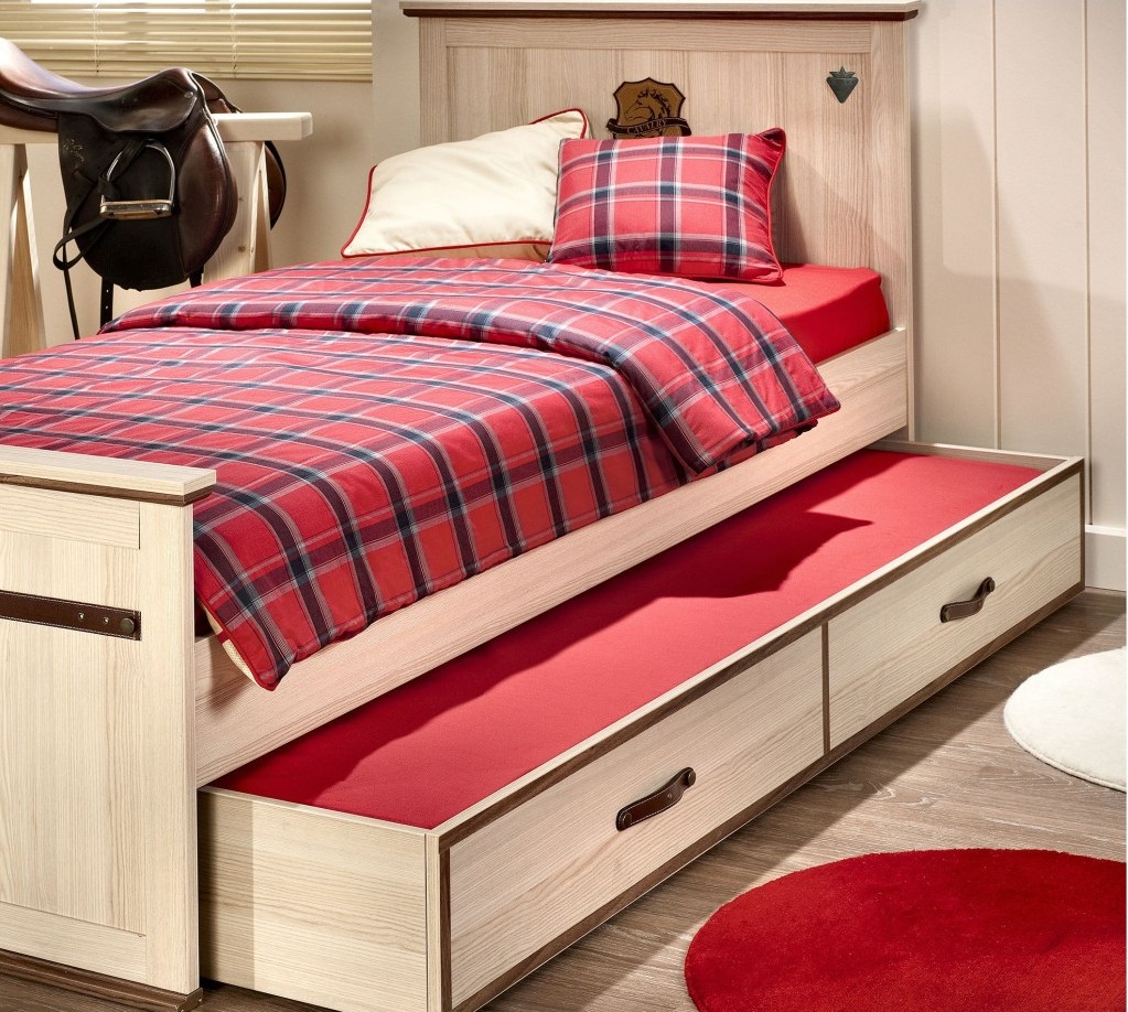 Кровать выдвижная детская 90х190 см светлый орех Royal CILEK ROYAL 00-3832121 Бежевый Santreyd - Вид №1