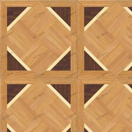 Художественный паркет Da Vinci Щитовой 26-509 Дуб (Гладкая) 500х500 мм 26010509