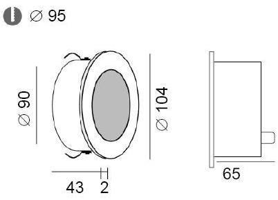 BEL-LIGHTING Настенная лестница из алюминия  1104  - Вид №2