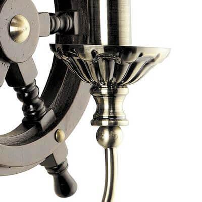 Бра с абажуром бежевое "Арима" 30342.02.05.01 SEVEN FIRES МОРСКАЯ, ШТУРВАЛ 00-3929666 Бежевый  - Вид №1