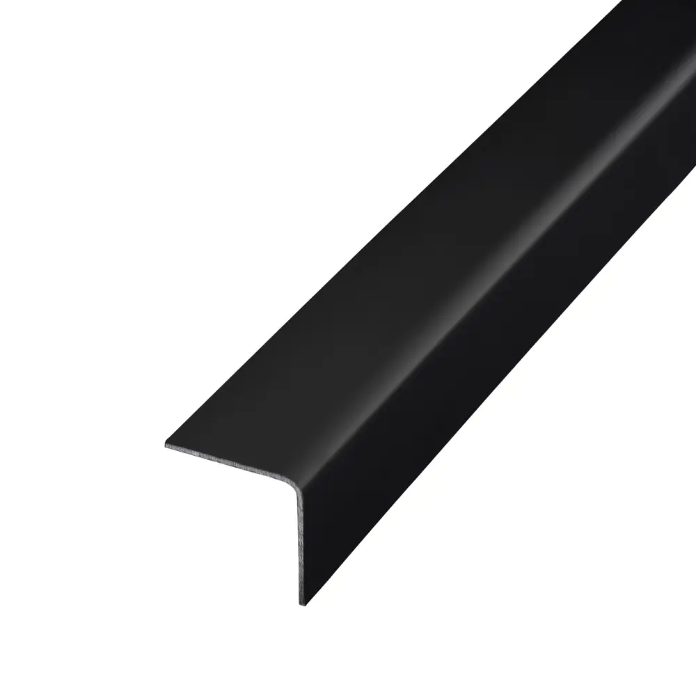 Угол ПВХ наружный 2700x20x20 мм черный матовый 89431867 STLM-2052621 POLIPLAST  - Вид №1