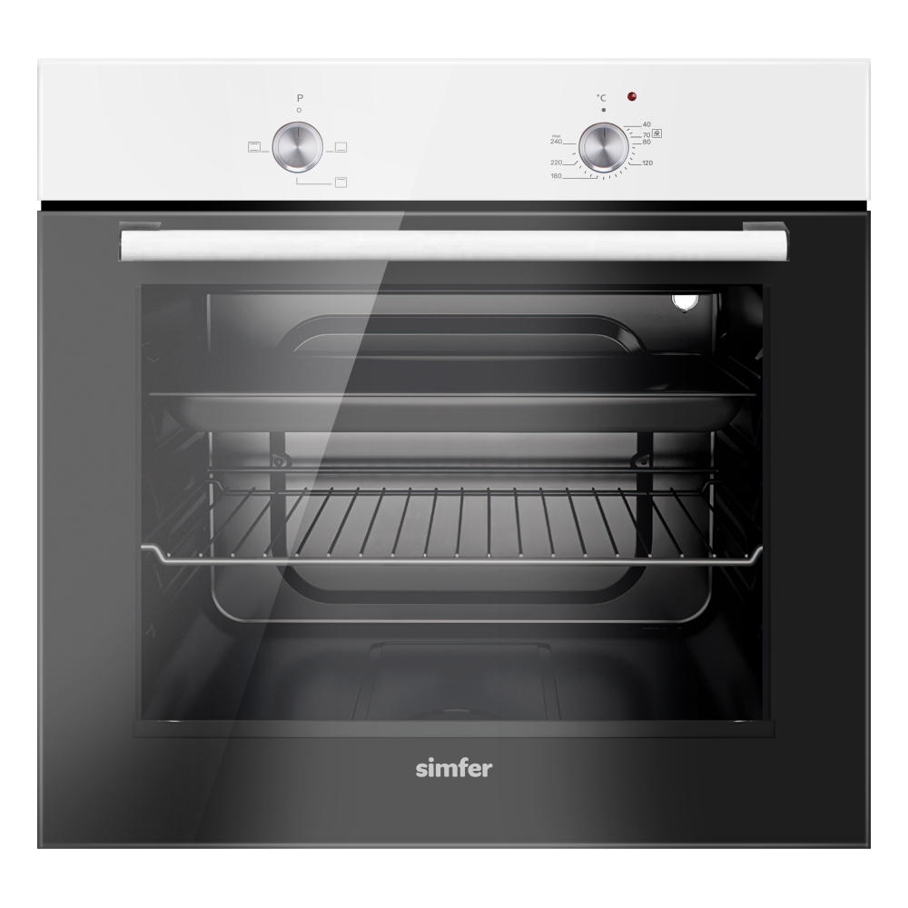 9977028 Электрический духовой шкаф Simfer B6EW04070 белый STDN-0149854