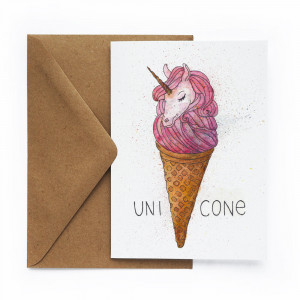 388025 Открытка "Единорог", 10 х 15 см Cards for you and me