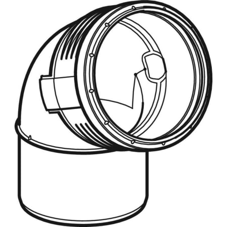 390.022.14.1 Отвод Geberit Silent-PP Geberit  - Вид №9