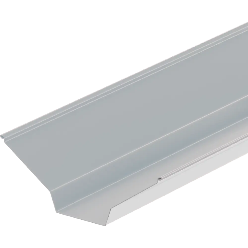 Ендова верхняя 115x30x115 мм 2 м оцинкованная 0.4 мм ВЕГА STLM-2057324