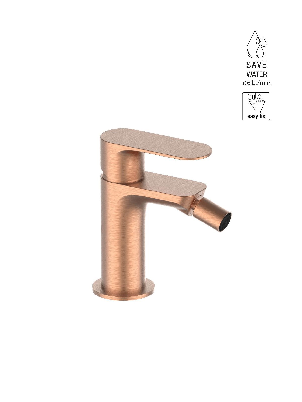 Смеситель для биде без слива с ограничителем расхода Rubinetterie Frattini Lea ARCH-00143176 - Вид №2