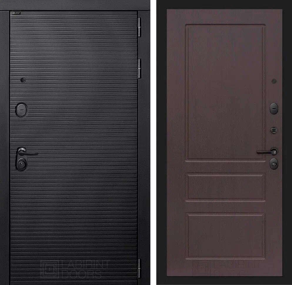 91027195 Входная дверь Вулкано 205х88см правый орех премиум STLM-0447231 LABIRINTDOORS