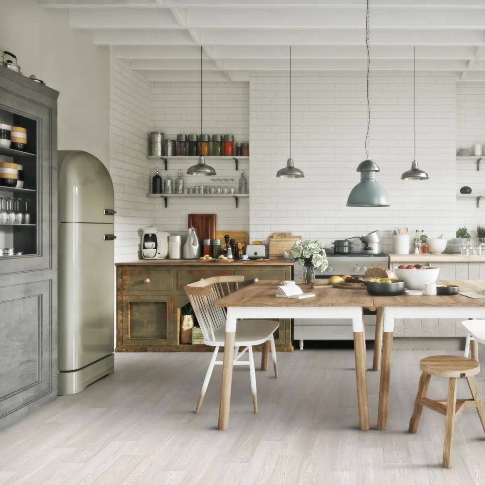 Santreyd Ла-Манш - линолеум под беленый дуб 2 метра 82877938 STLM-0037386