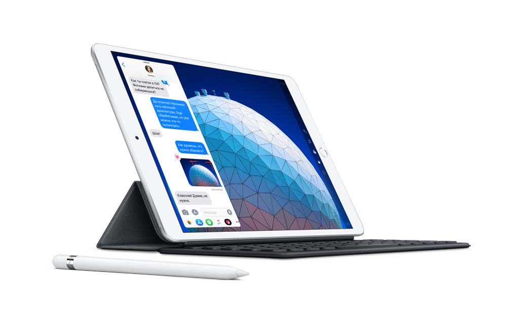 MV0E2RU/A 10.5-inch ipad air wi-fi + cellular 64gb - silver Apple Santreyd  - Вид №2