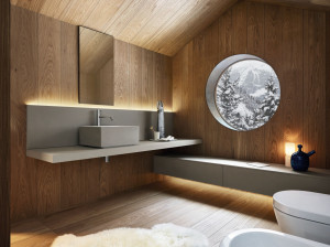 Полная мебель для ванной комнаты из керамических материалов