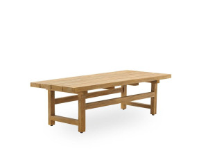 Прямоугольный садовый стол из тикового дерева