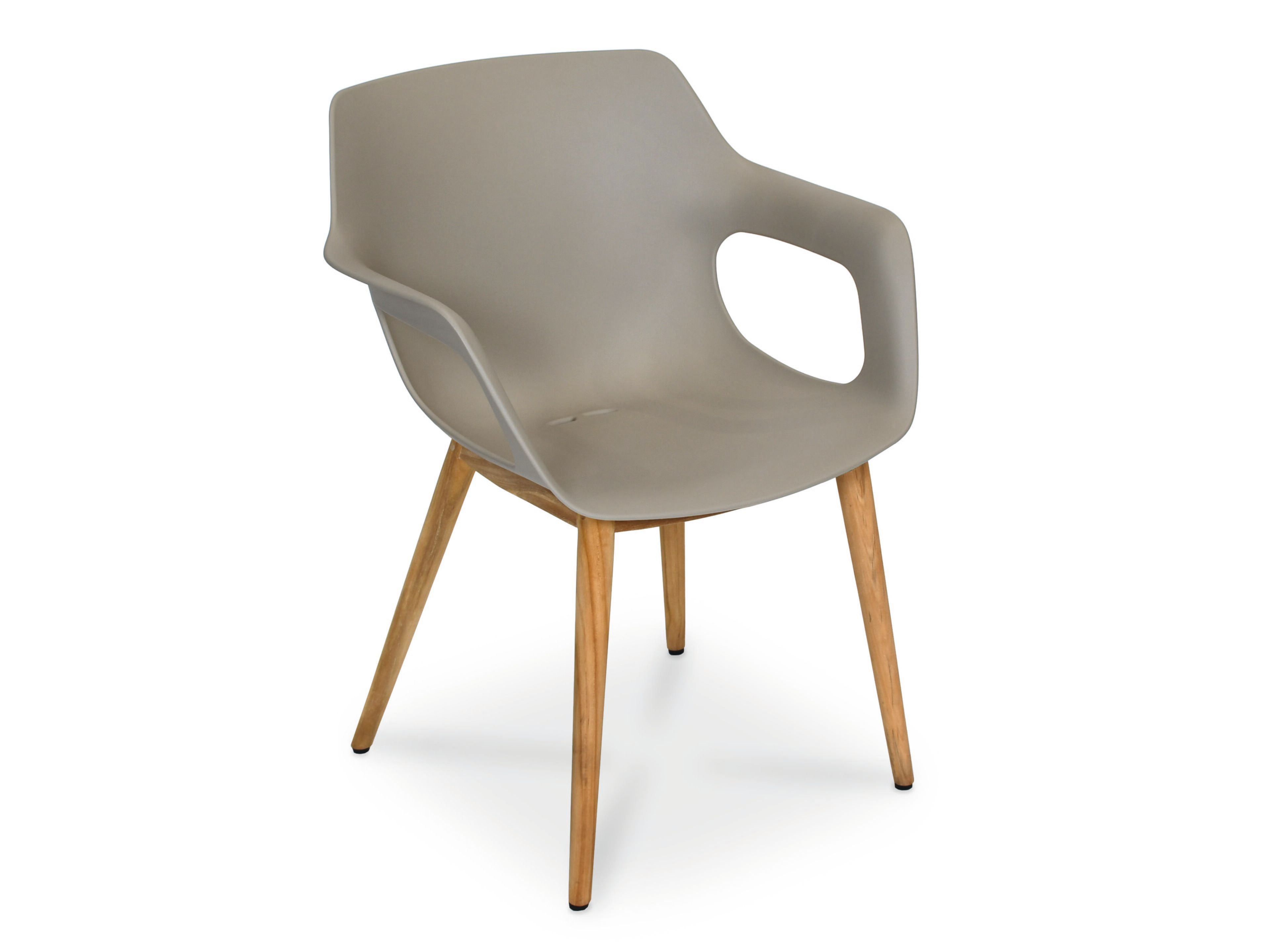 Рециркулированный пластиковый штабелируемый стул с подлокотниками FISCHER MÖBEL Tempus ARCH-00055566