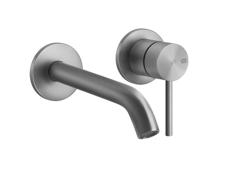 Настенный смеситель для раковины из нержавеющей стали с 2 отверстиями Gessi Messi316 ARCH-00030659 - Вид №1