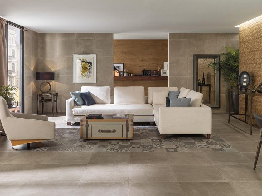 Porcelanosa Пол из керамогранита с эффектом цемента Ston-ker® sun-id-1374998 - Вид №2