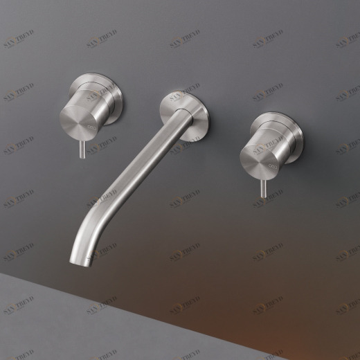 Настенный двойной ручки смеситель с носиком L. Максимум. 215 мм  MIL107 CEADESIGN 