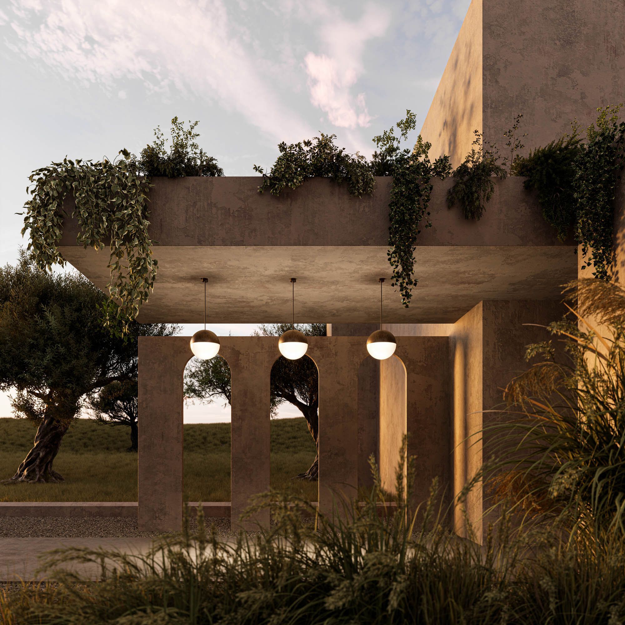 Латунь LED открытый подвесной светильник Il Fanale сфера ARCH-00108341 - Вид №1