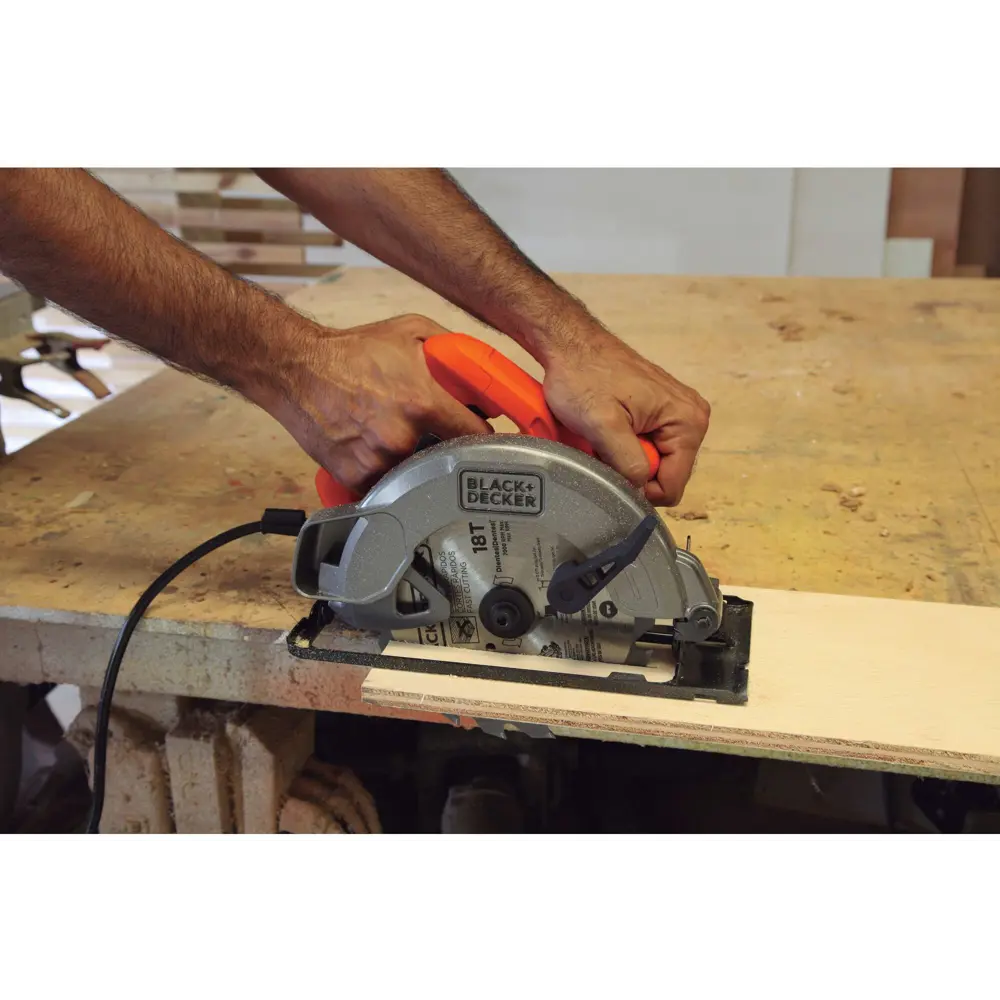 Пила циркулярная сетевая Black&Decker CS1004, 1400 Вт, 190 мм BLACK + DECKER STLM-2085822 - Вид №11