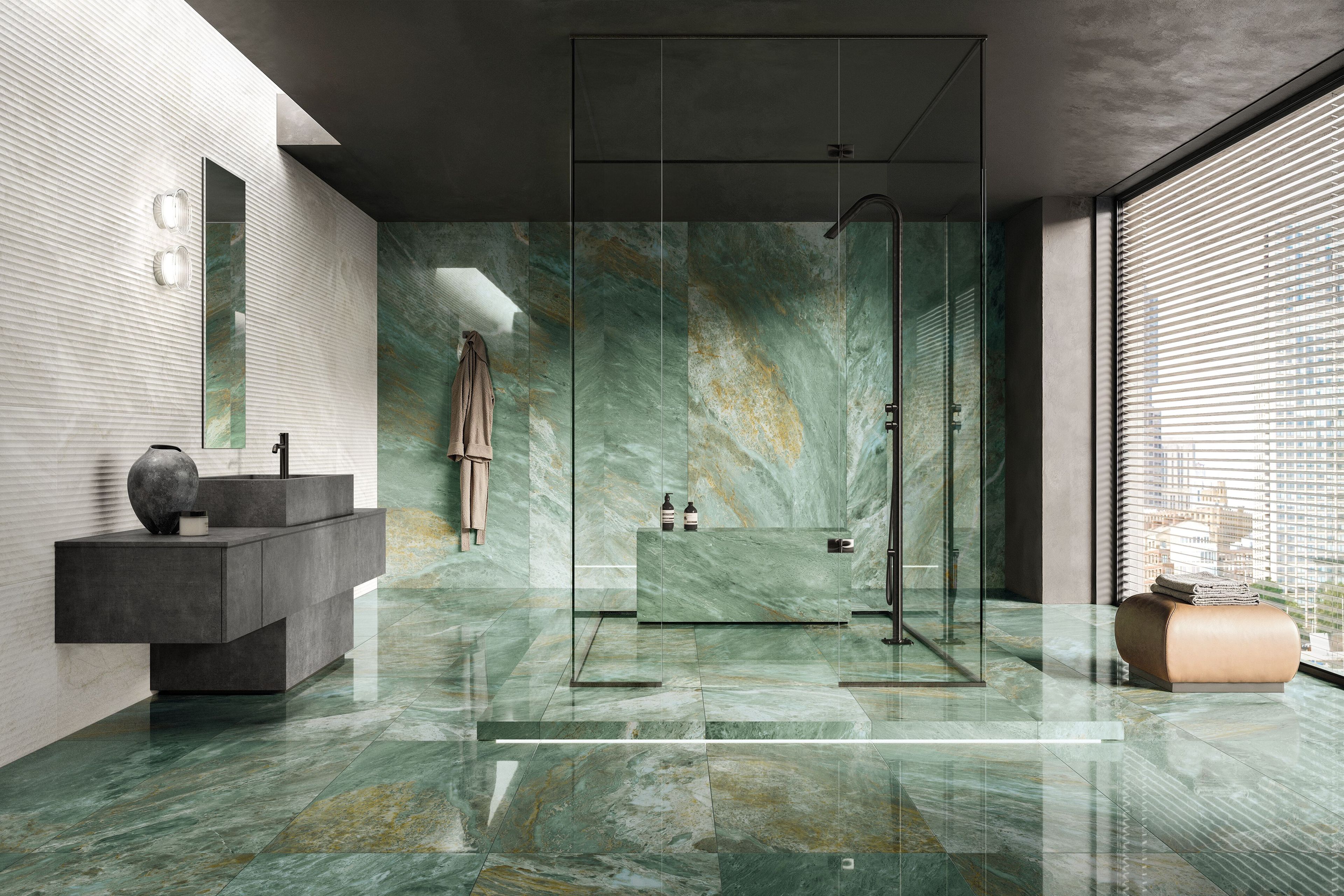 Пол / керамогранит с мраморным эффектом Ceramiche Refin Marble Look ARCH-00126768 - Вид №7