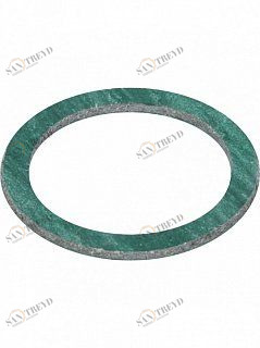 Прокладка 1" паронитовая ROMMER, зеленая 97426