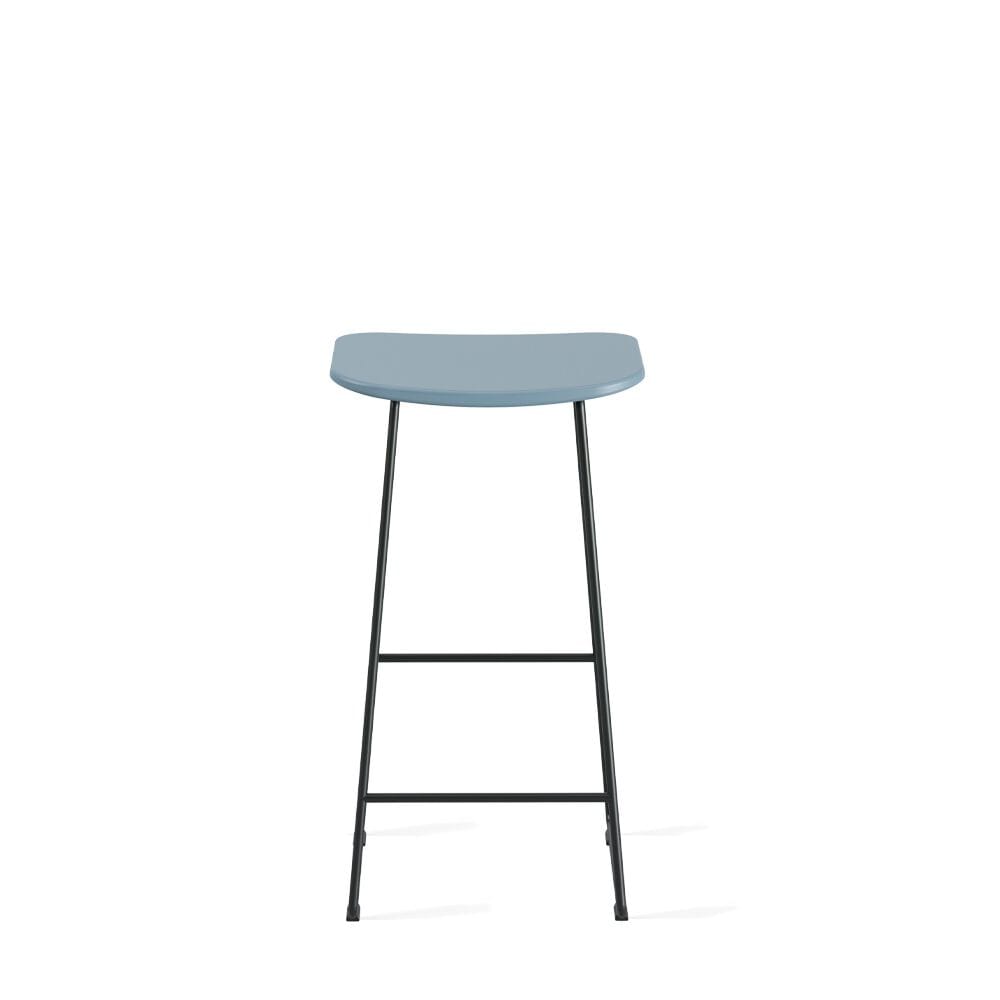 Высокий металлический табурет с сиденьем из полипропилена Infiniti Klejn ARCH-00023467 - Вид №4