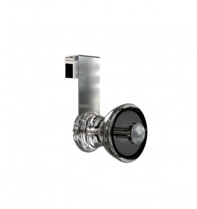 FROST Дверной крючок BLOSSOM » черный / полированный Акрил / полированный Черный / полированный BD1055-B