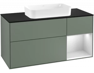 Villeroy&Boch Тумба под раковину Прямоугольная версия F302MTGM Finion Olive Matt Lacquer