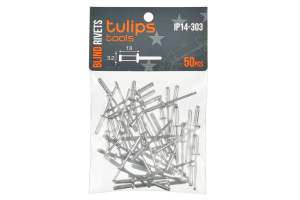 16660736 Вытяжные заклепки 3.2х13 мм, 50 шт IP14-303 Tulips Tools