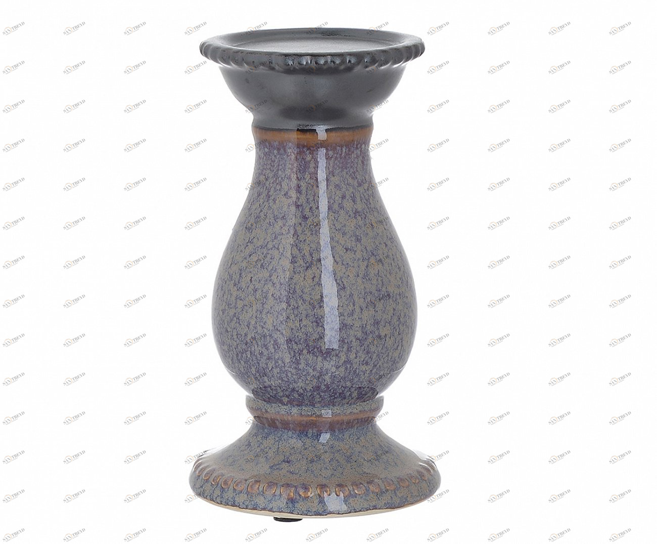 Подсвечник керамический 1 свечу серый To4rooms TO4ROOMS  303341 Серый 