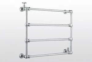 RUBINETTERIE STELLA Настенный хромированный полотенцесушитель Roma 983 b