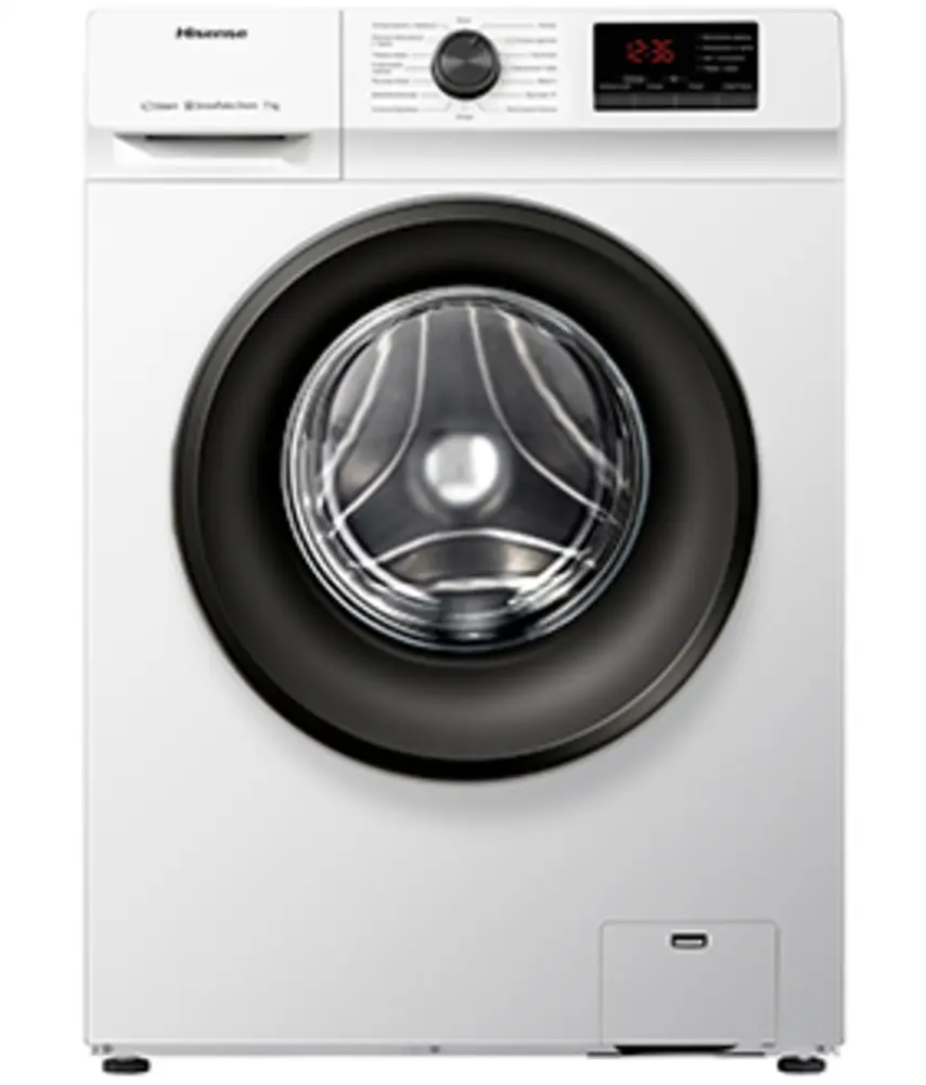 91000259 Стиральная машина Hisense Wfvb7012m 59.5x85x46 см 7 кг цвет белый STLM-0983237