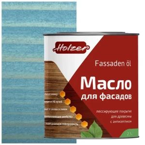 90407640 Масло для фасадов HOLZER MFASAD25Nezabudka цвет незабудка 2.5 л STLM-0856112