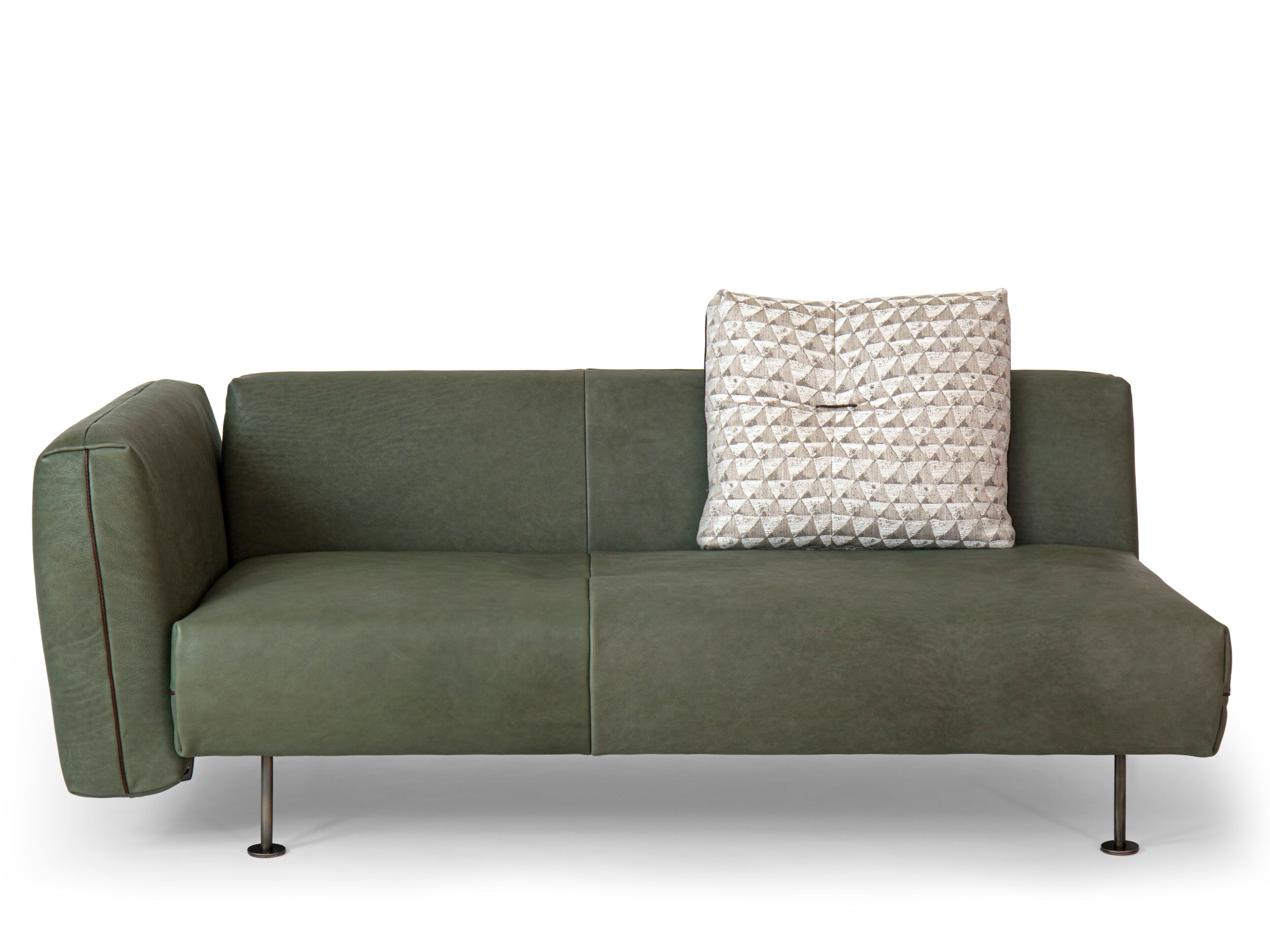 3-местный кожаный диван Borzalino ARCH-00131442