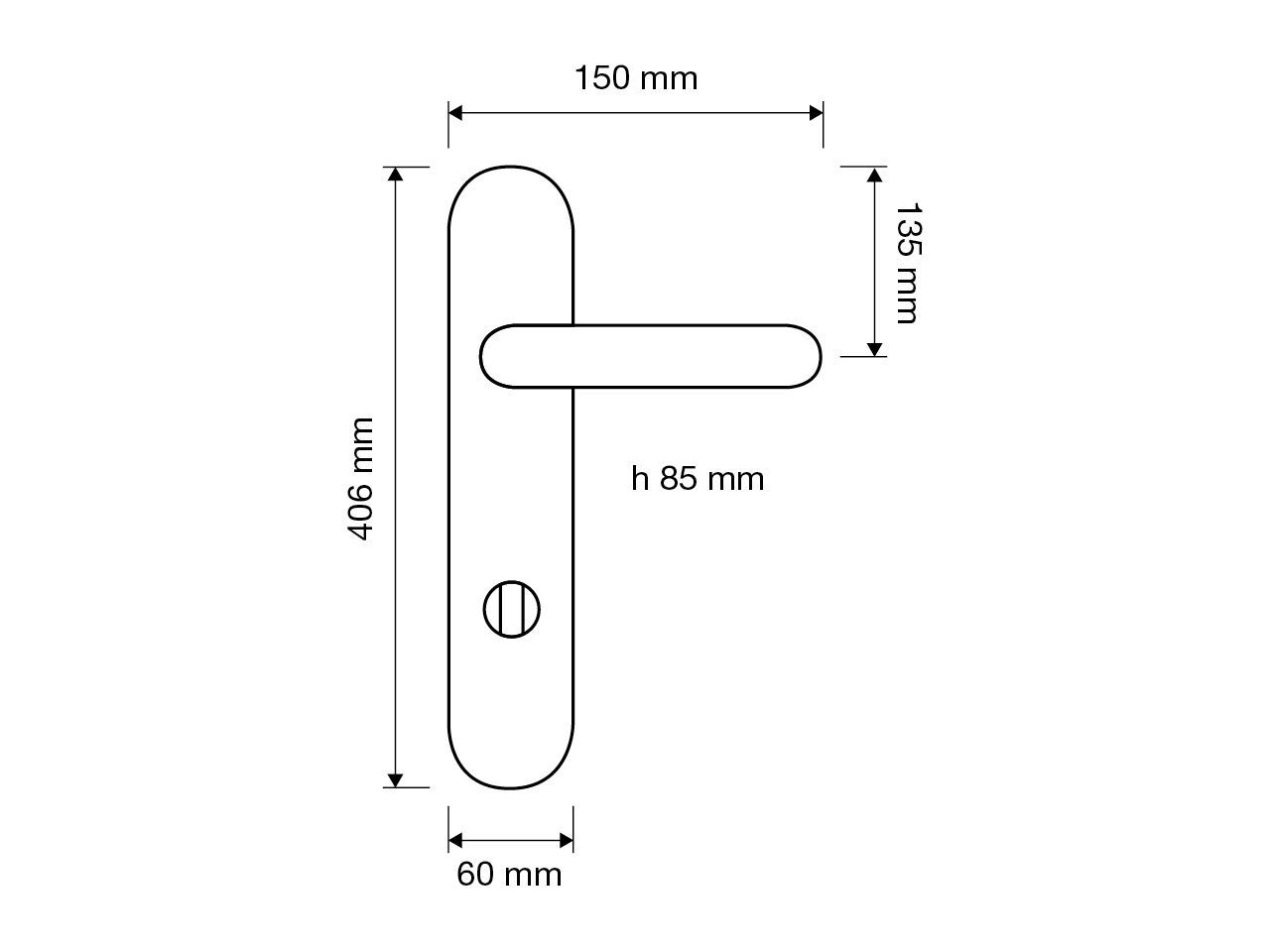 Латунная ручка с кристаллами Swarovski® на пластине LINEA CALI' Jewel ARCH-00017746 - Вид №3