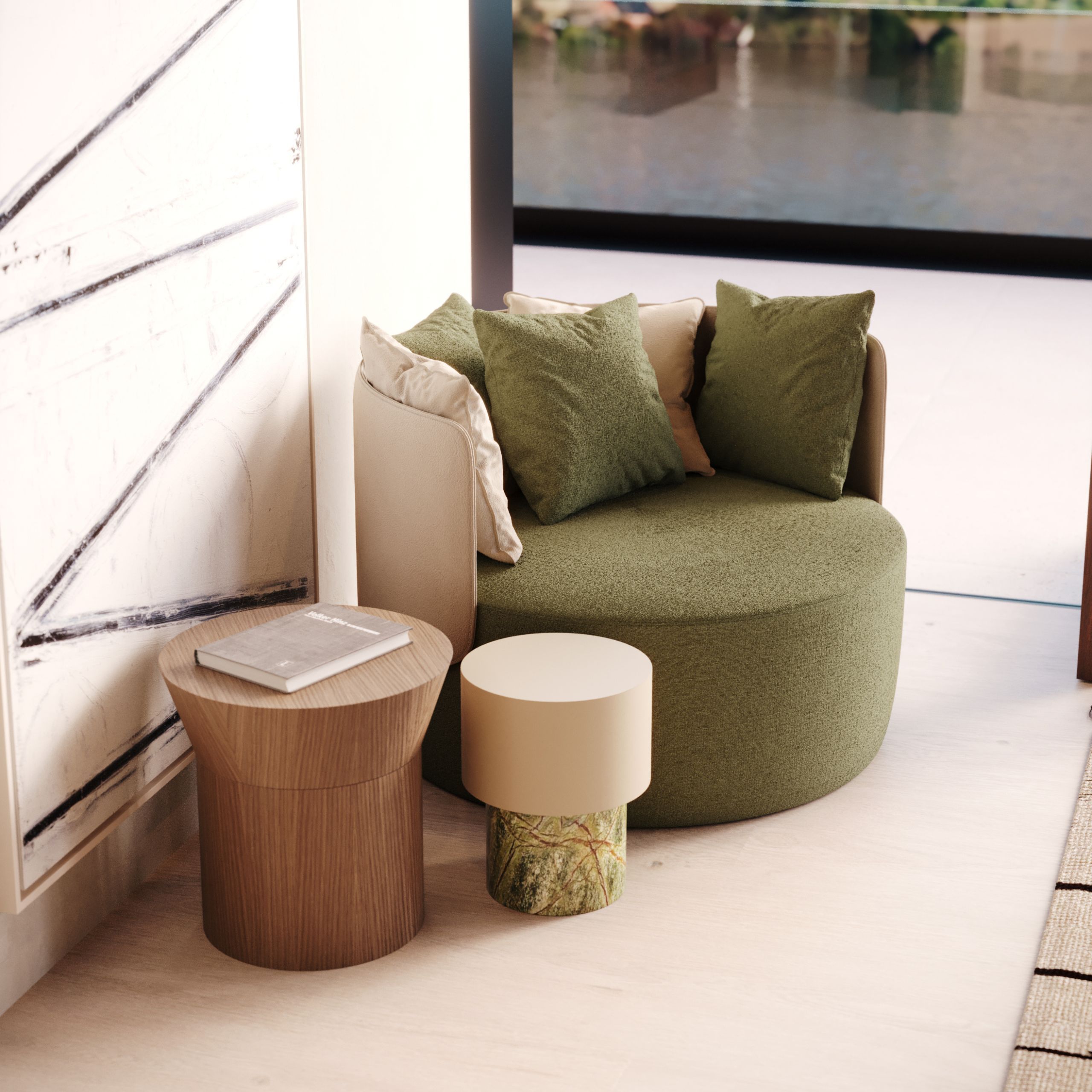 Тканевое кресло Stylish Club Margem ARCH-00136453 - Вид №3