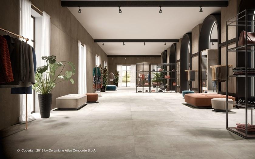 Atlas Concorde Пол из керамогранита под бетон Raw sun-id-1421703 - Вид №40