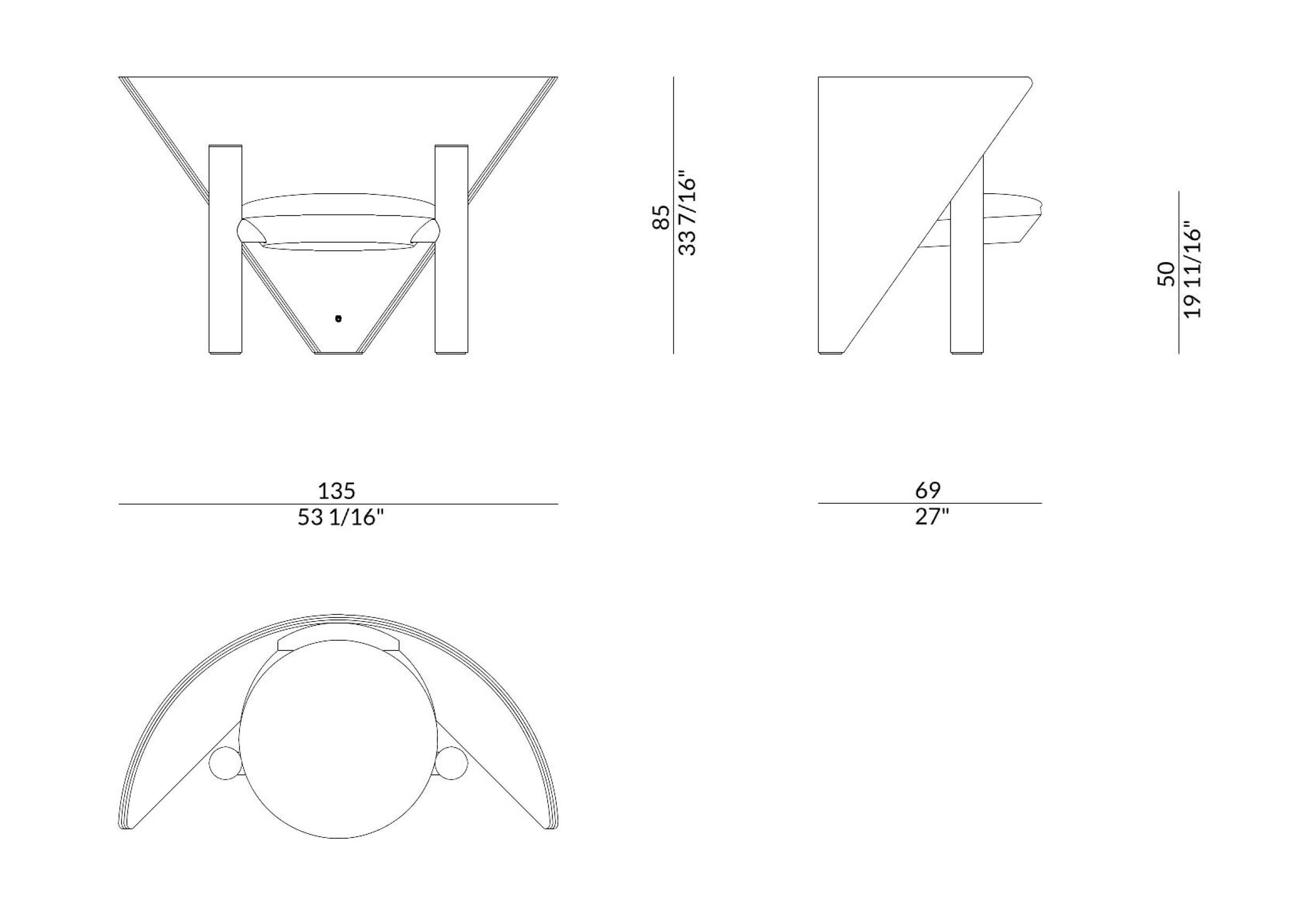 Кожаное кресло Paolo Castelli Акварель ARCH-00075108 - Вид №3