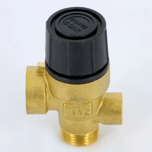 Клапан предохранительный ВВ с отверстием для манометра 1/4" EMMETI 1/2" 6 бар