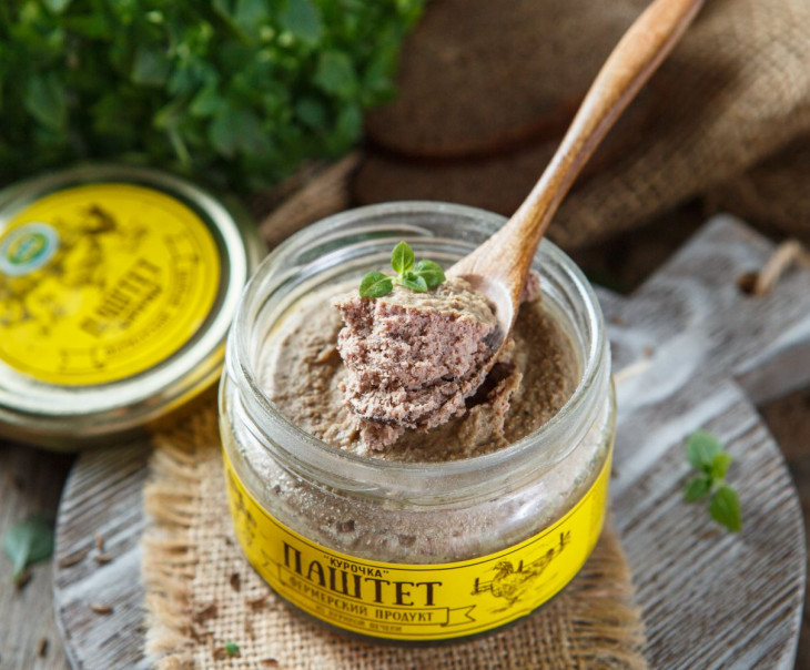 4149 Паштет "Курочка" из куриной печени Вкусляндия  - Вид №2