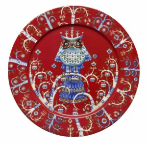 Тарелка "Taika" красная IITTALA СОВРЕМЕННЫЙ 221947 Красный
