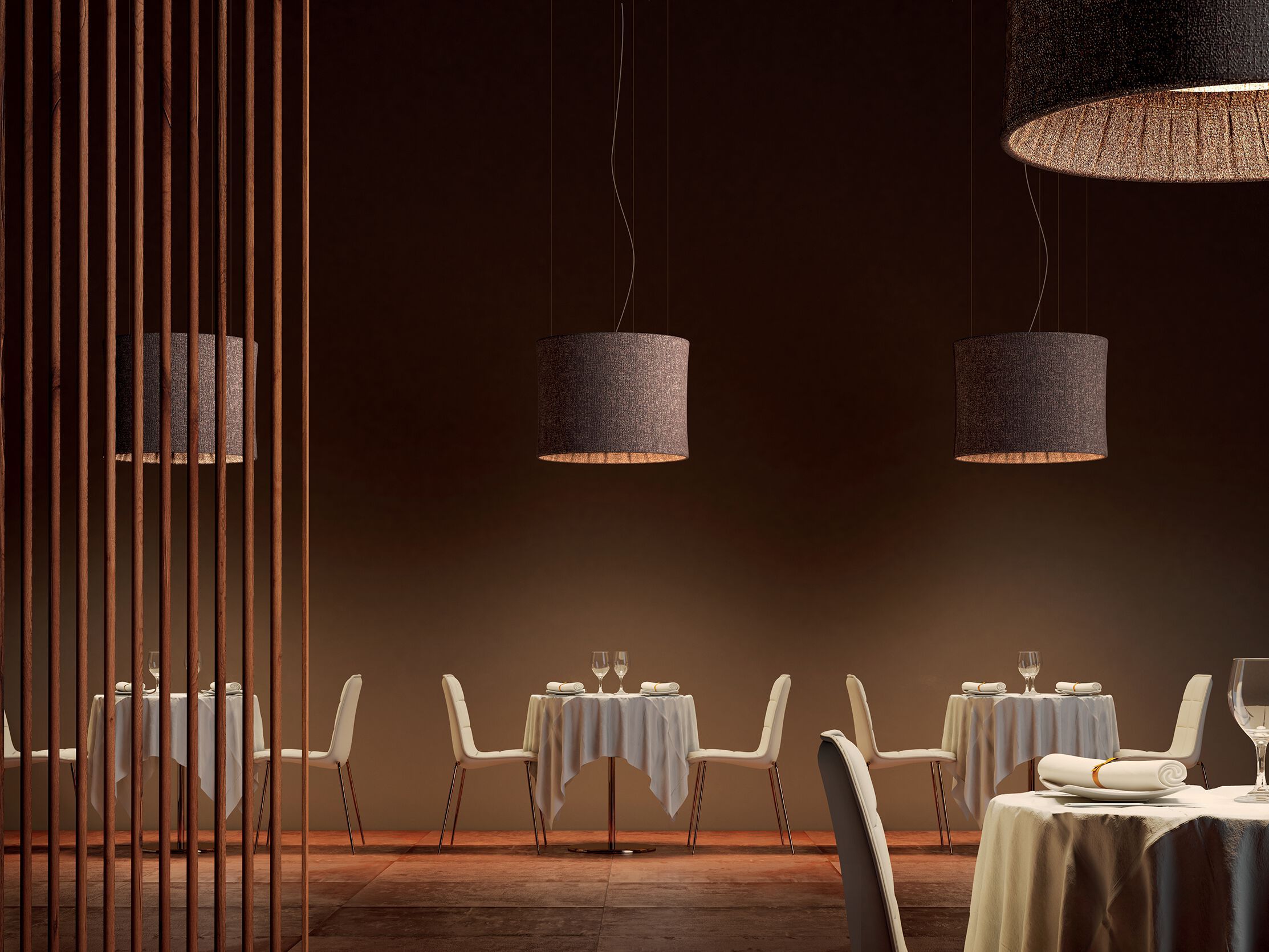 Акустическая ткань подвесной светильник Caimi Brevetti MILANO ARCH-00112273