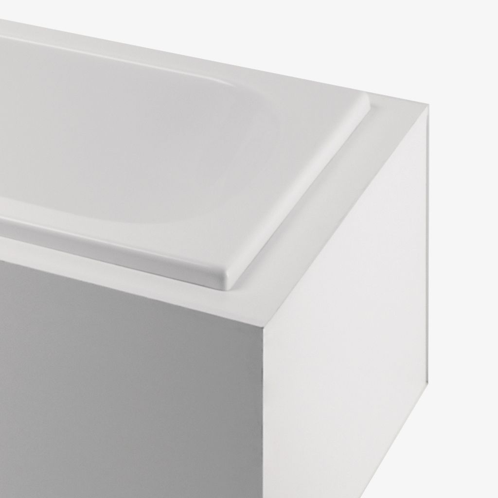 CLAT2R Классическая прямоугольная ванна размером 66 x 34 x 21 дюймов с воздуховодом для правой руки и сливом на торце Waterworks Classic - Вид №1