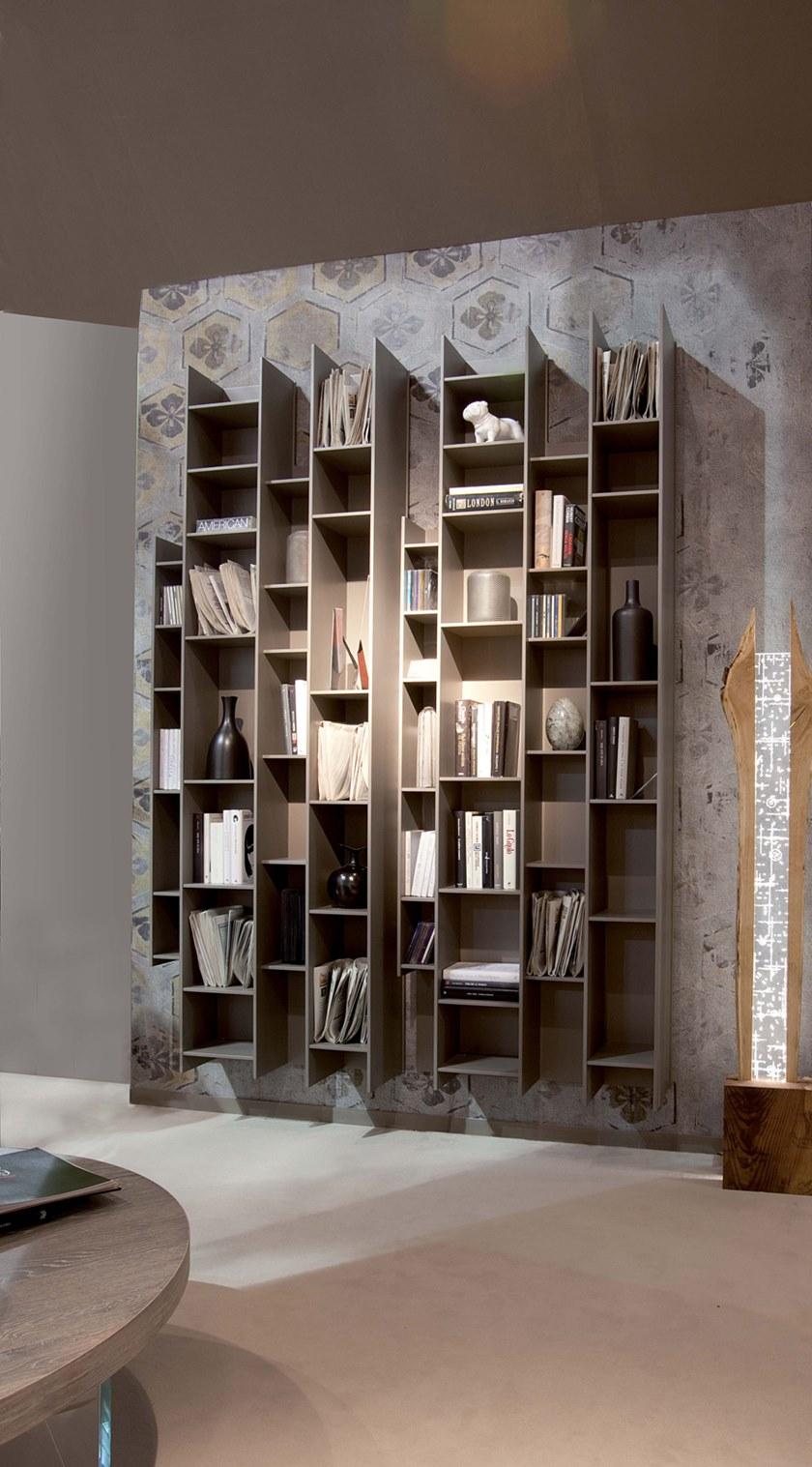 Ozzio Italia Модульный стенной книжный шкаф  X026  - Вид №11