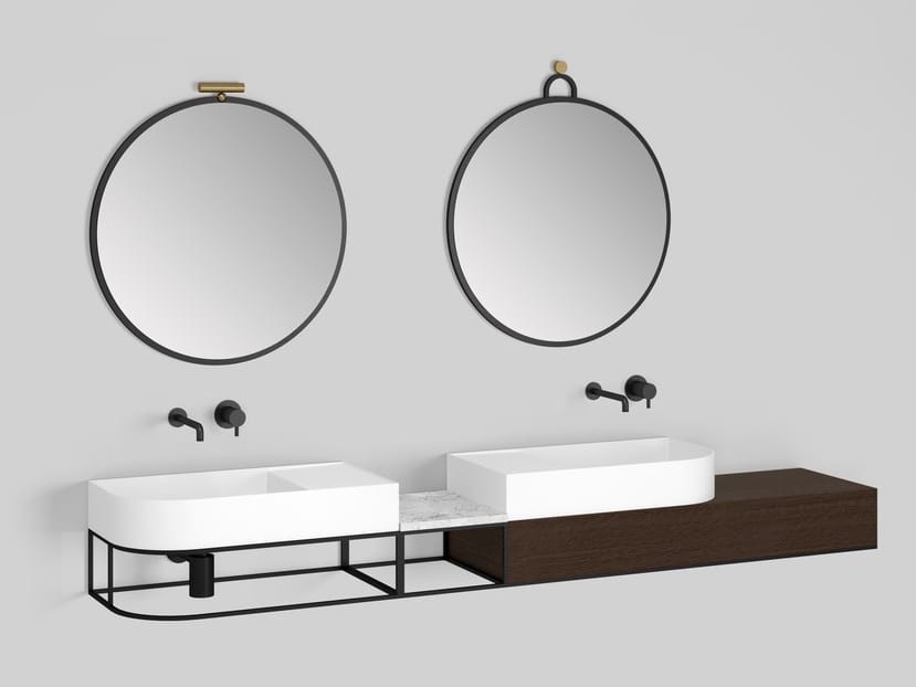 Двойной секционный подвесной умывальник Ex.T Nouveau ARCH-00078811 - Вид №6