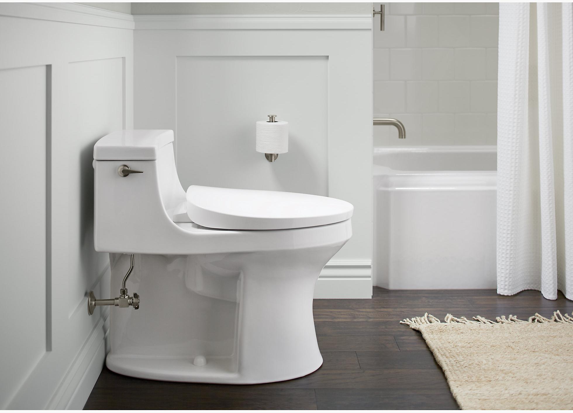 KOHLER PureWarmth Quiet-Close  Удлиненное сиденье для унитаза с подогревом и светодиодным ночником K-10349-96  - Вид №6