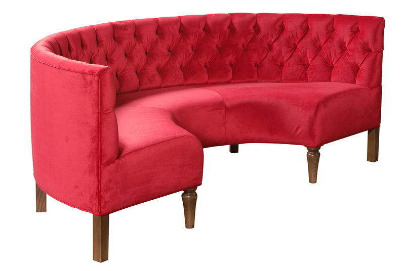 Изогнутая банкетка на заказ ijlbrown sun-id-3251858 - Вид №1