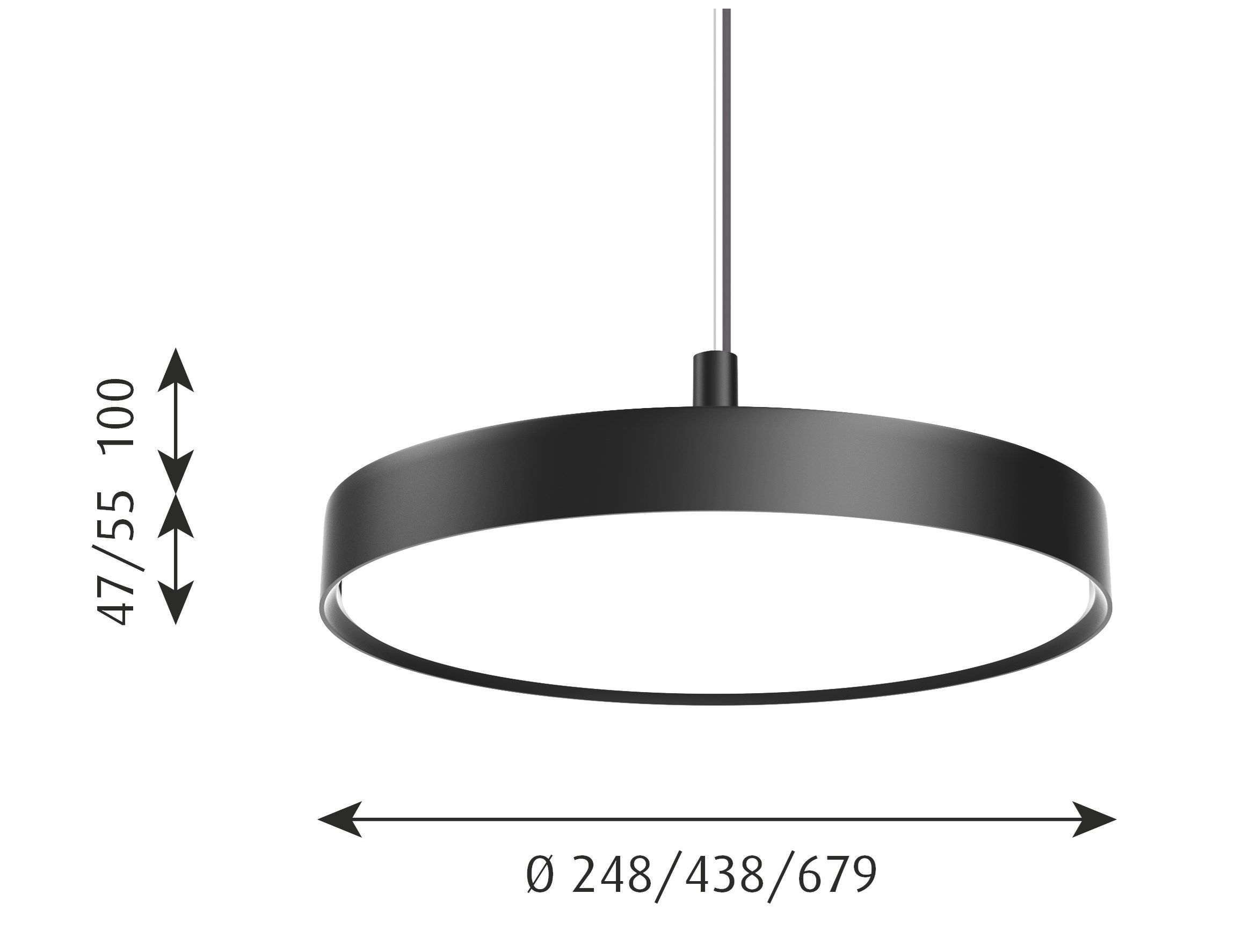 Светодиодный подвесной светильник Louis Poulsen LP Slim Round ARCH-00040485 - Вид №8