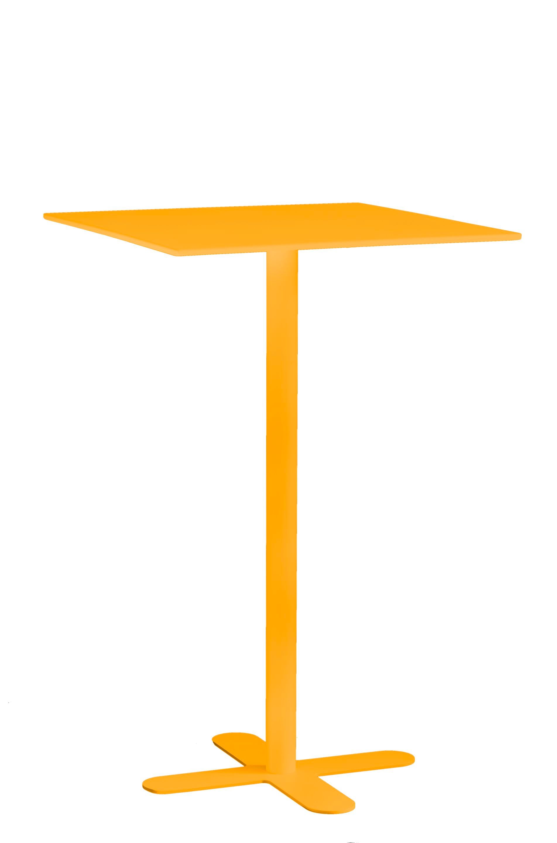 Высокий квадратный садовый стол из оцинкованной стали iSimar Антиб ARCH-00120462 - Вид №5