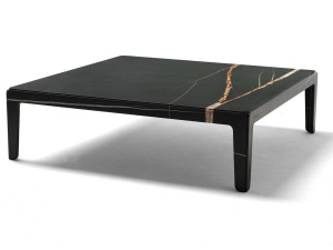 Мраморный квадратный низкий журнальный столик