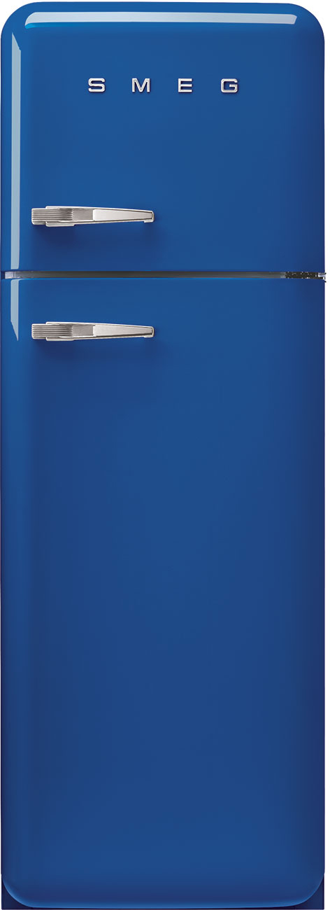 FAB30RBE5 Холодильник / отдельностоящий двухдверный холодильник, стиль 50-х годов, 60 см, синий, петли справа SMEG 